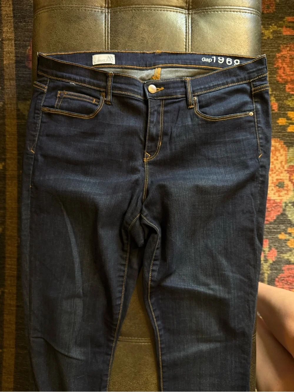 2010s Era Gap 1969 Dark Wash Legging Skinny Jeans